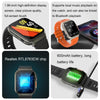 A70 1.96 Inch Health Monitoring Multifunctional IP68 Waterproof Bluetooth Call Smart Watch(Silver Steel)