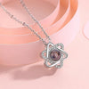 100 Language I Love You Projective Girl Six Pointed Star Pendant Necklace Jewelry