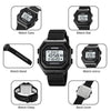 SKMEI 1875 Men Outdoor Electronic Watch Timing Multi-Functional Watch, Style: Silicone Band White Machine