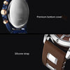 MINI FOCUS MF0089G Waterproof Quartz Watch Luminous Men Sports Watch(Blue Surface Blue Shell Blue Belt)