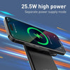 LDNIO WL02 25.5W 5 in 1 MagSafe Wireless Charger with 30cm Type-C Cable(Black)