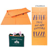 YM15C Portable Travel Thick Fold Yoga Pad Student Nnap Mat, Thickness: 5mm (Orange Print)