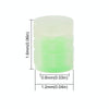 4pcs / Set Luminous Tire Valve Cap Electric Motorcycle Vacuum Tire Valve Cover, Style: Split Effect(Blue)