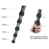 BEXIN P285-C Portable Travel Outdoor DSLR Camera Carbon Fiber Monopod Holder (Black)