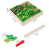 Children Pastoral Plucking Radish Catching Insects Game For Babies Early Education Wooden Toys(Farm)