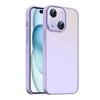 For iPhone 15 Nano Semi-transparent Frosted Skin Feel Phone Case(Lilac Purple)