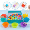 Children Number and Color Matching Clip Beads Enlightenment Teaching Kids Puzzle Early Education Toys