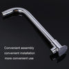 With Base Top Spray Rod Shower Tube Stainless Steel Shower Outlet Pipe Elbow, Size: 20cm