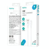 TOTU CB-3 Series USB-C / Type-C to 8 Pin Fast Charge Data Cable, Length:1m(White)