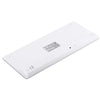 WB-8022 Ultra-thin Wireless Bluetooth Keyboard for iPad, Samsung, Huawei, Xiaomi, Tablet PCs or Smartphones, Russian Keys(Silver)