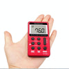 Retekess V-112 Mini Portable 1.5 inch LCD Display FM Radio with Lanyard & Earphone(Red)