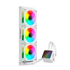 COOLMOON Glacier360 Computer Host Integrated ARGB CPU Water Cooler, Color: White