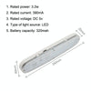 Y-977 Car Reading LED Trunk Light(Blue White)