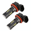 2 PCS H11 / H8 DC12V 4.3W 6000K 500LM Car Fog Lights with 12LEDs SMD-2525