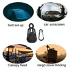 10 PCS Awning Banner Tarpaulin Plastic Clip Field Camping Mountaineering Tent Clip, Color: Green
