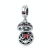 925 Silver Parts Zircon Sterling Silver Pendant(SCC689-A)