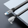3A USB-C/Type-C to 8 Pin Elbow Fast Charge Data Cable, Length:2m(Grey)