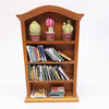 1:12 Mini House Toy Simulation Furniture Wooden Bookcase Mini House Toy(Brown)