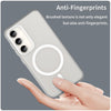 For Samsung Galaxy S23 5G MagSafe Frosted Translucent TPU + PC Full Coverage Phone Case(White)
