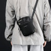 WEPOWER Men Single Shoulder Bag Simple Business Casual Crossbody Bag(Grey)