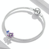 S925 Sterling Silver Butterfly Flower Beads DIY Bracelet Necklace Accessories