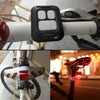 Bicycle Tail Light Intelligent Wireless Remote Control Turn Signal Warning Light(White)