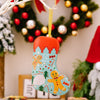 Christmas Tree Decoration Pendants Christmas Stock Shaped Tinplate Gift Box, Style: Gingerbread Man