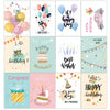24pcs /Set Happy Birthday Greeting Card With Envelopes And Stickers Set(KP002)