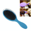 Soft Women Hair Brush Salon Hairstyles Comb Wet Dry Scalp Massage Brushes(Blue)
