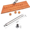 36 In 1 Leather English Print Punch Digital Seal Craft Leather Carving Tools, Size: 3.5mm