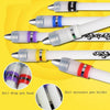 2 PCS Visual Spinning Pen Drop Resistant No Refill Rotary Pen Special(A7 Green)