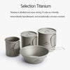 Naturehike NH20CJ004 300ml Titanium Bowl Portable Tableware