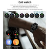 W68 1.54 inch Touch Screen IP67 Waterproof Smart Bracelet, Support Blood Oxygen Monitoring / Bluetooth Call / Heart Rate Monitoring, Style: Steel Strap(Black)
