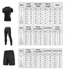 3pcs / Set Men Gym Running Clothes Set Quick Dry Sports T Shirt, Size: XXXXL(Science Fiction)