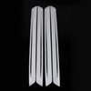 4 PCS Universal Car Auto Rubber Front Rear Body Bumper Guard Protector Strip Sticker