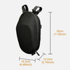 For Xiaomi No.9 Electric Scooter PU Leather Waterproof EVA Hard Shell Bag Electric Folding Car Front Bag, Size:30 x 16.5 x 14.5cm(Black)