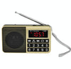 Y-928 FM Radio LED Display MP3 Support  TF Card U Disk(Gold)