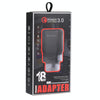 LZ-2117 18W QC3.0 3.1A USB Fast Charger, EU Plug(Black)