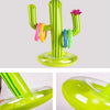 Inflatable Cactus Casting Ring Toys Children Water Ring Toys(Green)