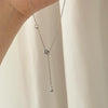 Ladies Light Luxury Bowknot Necklace Clavicle Chain, Specification:XL1916