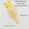 Baby Pacifier Medicine Feeder Pressing Infant Feeding Dropper Silicone Water Feeder(Yellow)