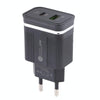 46-A2C2 20W PD + QC3.0 USB Multifunction Fast ChargerEU Plug(Black)