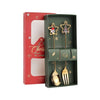 2pcs /Pack A410 Christmas Stirring Spoon Dessert Fork Christmas Eve Star Tableware Gift