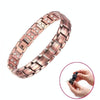Double Row Magnet Magnetic Therapy Bracelet For Men, Colour: Bronze Full Magnet