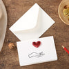 3D Heart Valentine Day Greeting Card Blessings Messages Cards with Envelopes, Spec: Palm
