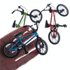 Simulation Mini Finger Alloy Mountain Bike Kids Game Toy(Green)