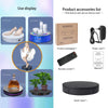 30cm Charging Rotating Display Stand Video Shooting Turntable, Load: 100kg, Power Plug:US Plug(White)
