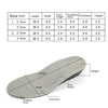 2.5cm PU Breathable Sport Height Increase Insoles, Size: L