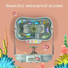 Play House Children Educational Electric Cycle Rotating Fishing Station Summer Water Game Toy Set, Colour: Green 6 Ducks