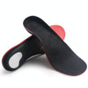 JH-209 Thicken Shock-absorbing Breathable and Comfortable Insole, Size: M 41-43(Red White + Velvet Fabric)